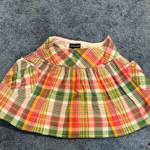 Ralph Lauren Multicolor Plaid Cotton Skirt